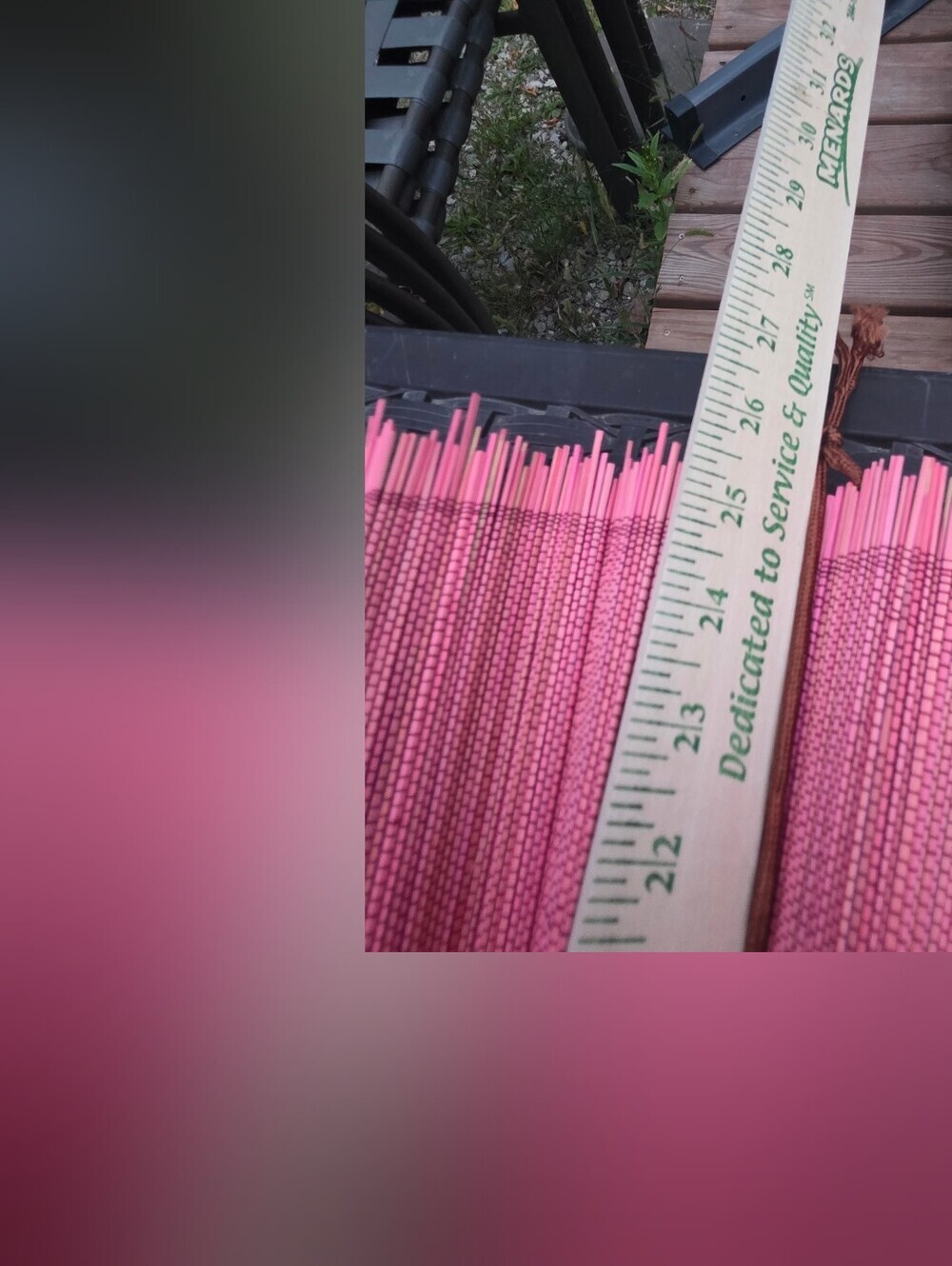 Bamboo Wall Fan Pink Woven Pleated Decor Boho Home Accent Asian - Picture 3 of 4